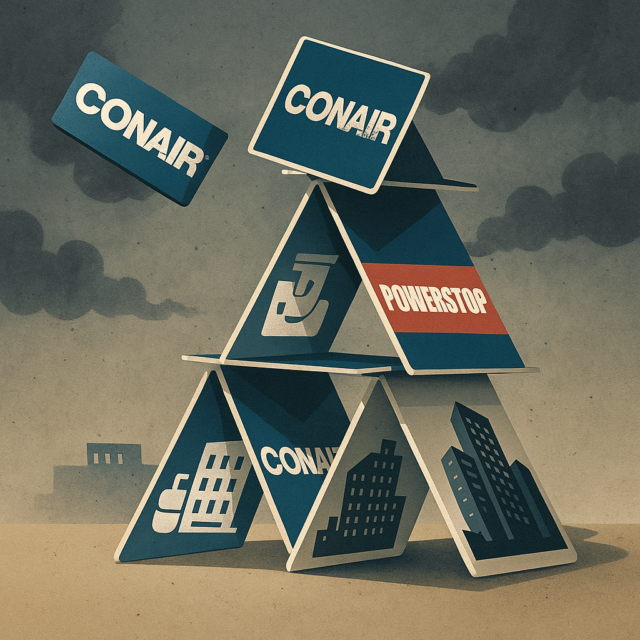Corporate House of Cards collapse 