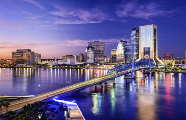 The skyline of Jacksonville