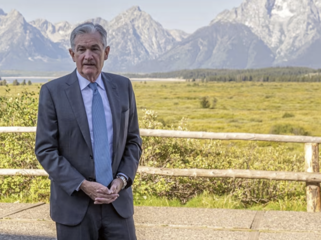 Jerome Powell in Jackson Hole Wyoming