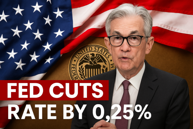Jerome Powell Fed cuts rate